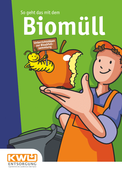 Titelblatt des Lernheftes über Biomüll des KWU-Entsorgung