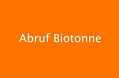 Biotonne auf Abruf