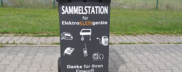 Sammeltonne für Elektrokleingeräte